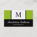 Search for lime green business cards Dots