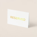 Search for gold foil place cards Chic