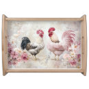 Search for rooster serving trays Chickens