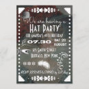 Search for fancy hat invitations Vintage