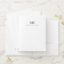 Search for pocket folders Monogrammed