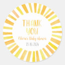 Search for baby shower thank you stickers Sun