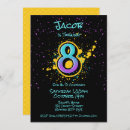Search for paint splatter invitations Bright