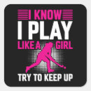 Search for play like a girl stickers Hockey