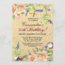 Search for beach 50th birthday invitations Floral