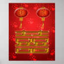 Search for chinese double happiness posters Calligraphy