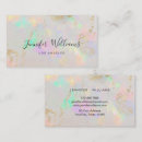 Search for holographic foil business cards Mineral opal
