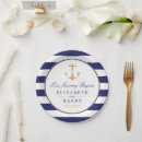 Search for navy wedding plates Navy and gold