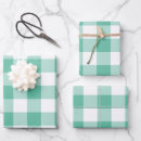 Search for green gingham wrapping paper Check