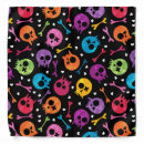 Search for blue skull bandanas Abstract