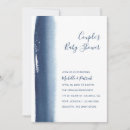 Search for navy blue baby shower invitations Modern