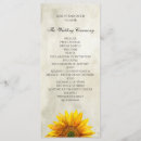 Search for rustic wedding programs Ceremony
