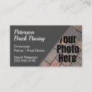 Search for paving business cards Driveway