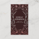 Search for burgundy business cards Elegant