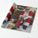 Search for maltese dog wrapping paper Santa