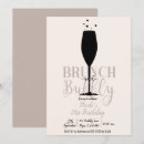 Search for brunch and bubbly birthday invitations Modern