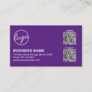 Search for purple business cards Logo