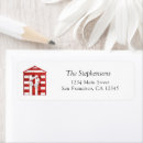 Search for coastal return address labels Beach house