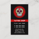 Search for sugar skull business cards Black