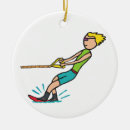 Search for water skiing ornaments Waterskier