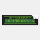 Search for hows my driving bumper stickers Driver