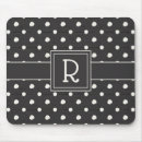 Search for black and white mousepads Initial
