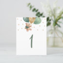 Search for teddy bear table cards Watercolor
