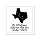 Search for texas return address rubber stamps Elegant