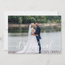 Search for save the date wedding announcement cards We eloped