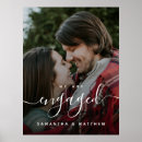 Search for we are engaged posters Elegant