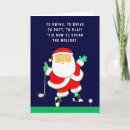 Search for funny golf christmas cards Country club