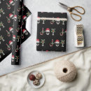 Search for gothic christmas wrapping paper Skull