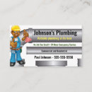Search for plumber business cards Black