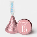Search for rose gold sweet 16 favors Pink