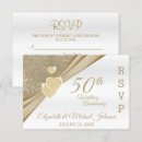 Search for anniversary rsvp cards Gold