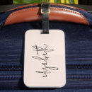 Search for classy luggage tags Blush pink