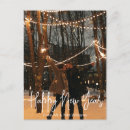 Search for happy new year holiday wedding announcement cards Newlyweds