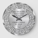 Search for 25th anniversary clocks Elegant