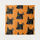 Search for halloween tapestries Black cat