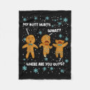 Search for gingerbread man blankets Funny