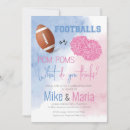 Search for football gender reveal invitations Party