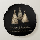 Search for round pillows Black and gold