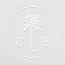 Search for monogram embossers Palm tree