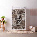 Search for brown floral fabric White