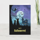 Search for cat halloween cards Black cats