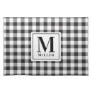 Search for black and white placemats Farmhouse