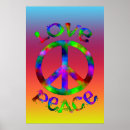 Search for psychedelic peace sign posters Colorful