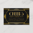 Search for gatsby business cards Elegant