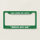 Search for golfer license plates Create your own