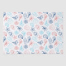 Search for seashell tissue paper Blue and white